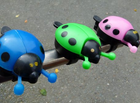 Your children will love these ladybird bells on their bike!