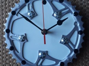 Recycled Bicycle Parts Hand Made Clock