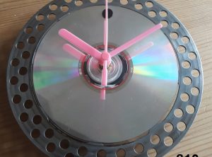 Recycled Bicycle Parts Hand Made Clock