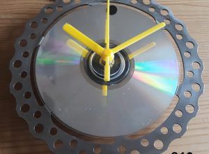 Recycled Bicycle Parts Hand Made Clock