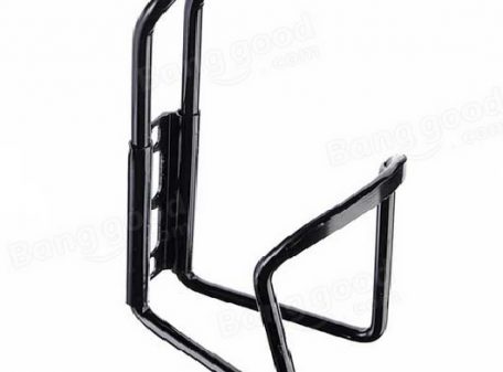 black aluminium water bottle cage