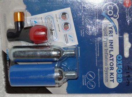 oxford co2 tyre inflator kit
