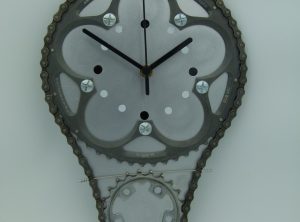 Clock from Bicycle Parts 4