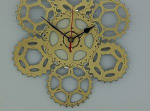 Clock from Bicycle Parts 16