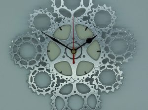Clock from Bicycle Parts 18