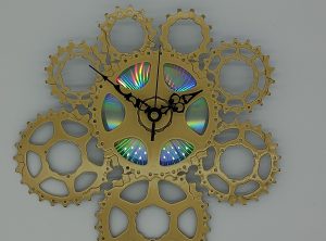 Clock from Bicycle Parts 22