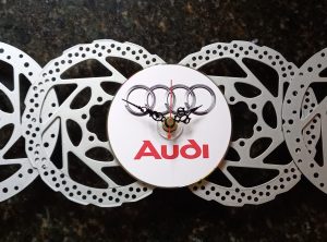 Clock from Bicycle Parts 21 Audi