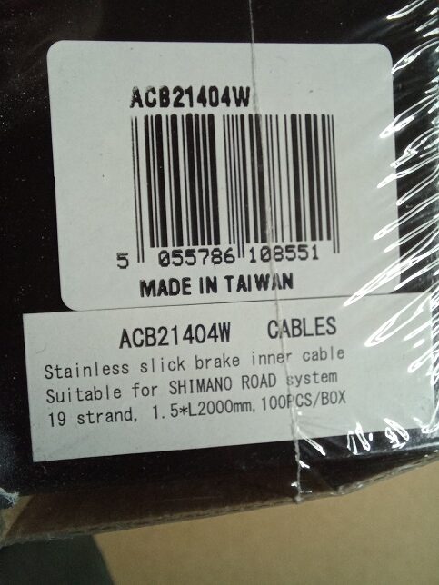 Brake Cables for Road Bike, Stainless Steel, Pear ends Brake Cables for Road Bike, Stainless Steel, Pear ends